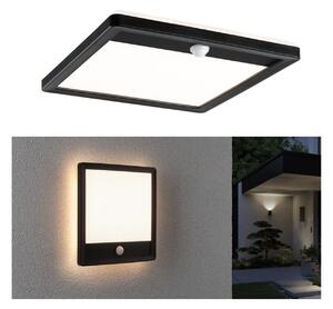 Paulmann LED-Aparec de iluminat exterior Lamina, negru, senzor, IP44, Negru, Plastic, Modern