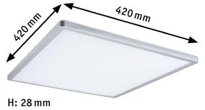 Paulmann Atria Shine panou 3 faze crom 840 42x42, reglabil, Metalic, Camera de zi / sufragerie, Plastic, Modern