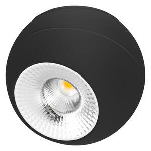 EVN Balota spoturi tavan LED, negru, reglabil, Negru, Camera de zi / sufragerie, Metal, Modern, glob