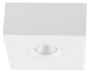 EVN Cubito plafonieră LED, 1 bec, reglabil, Alb, Camera de zi / sufragerie, Metal, Modern