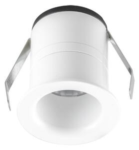 EVN Noblendo LED plafonieră încastrată albă Ø 4,5 cm, reglabil, Alb, Camera de zi / sufragerie, Metal, Modern, Corpuri de iluminat încastrate rotunde