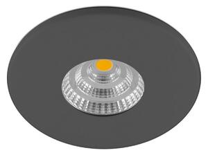 EVN Magneto lampă LED tavan IP44 antracit, reglabil, Negru, Camera de zi / sufragerie, Metal, Modern, Corpuri de iluminat încastrate rotunde