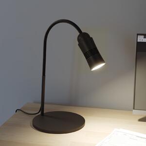 Top Light Neo! Table lampă de masă LED dimabilă negru/negru, reglabil, Negru, Studiu / Birou, Metal, Modern