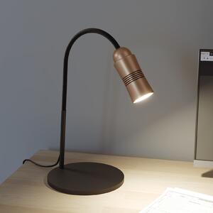 Top Light Neo! Table lampă de masă LED dimabilă cupru/negru, reglabil, Cupru, Studiu / Birou, Metal, Modern