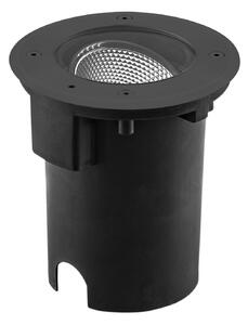 EVN Pentola lampă podea LED încastr. Ø18cm antra., Negru, Metal, Corpuri de iluminat încastrate rotunde