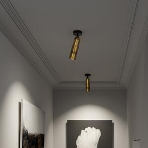 Top Light Neo! Spot Wall/Ceiling proiector LED HV, alamă, reglabil, Auriu / Alamă, Camera de zi / sufragerie, Metal, Modern