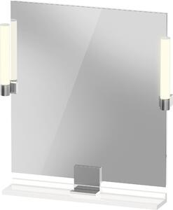 Duravit Sivida oglindă 65x65 cm pătrat cu iluminare alb-crom SV7421010220000