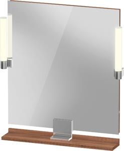 Duravit Sivida oglindă 65x65 cm pătrat cu iluminare crom-lemn SV7421010790000