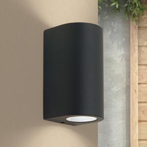 ORION Aplică de exterior Laurenz, uplight și downlight, reglabil, Negru, Metal