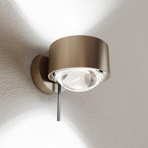 Top Light Puk! 80 Wall spot LED lentile clar nichel mat, reglabil, Gri, Camera de zi / sufragerie, Metal, Modern