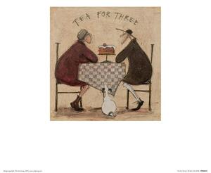 Sam Toft - Tea for Three II Reproducere, Sam Toft, (30 x 30 cm)