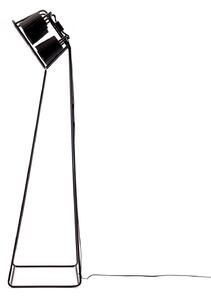 SELETTI Lampă de podea Multilamp, 6 becuri, negru, reglabil, Negru, Camera de zi / sufragerie, Metal, Design
