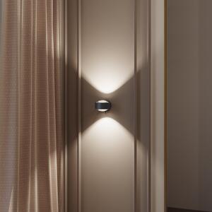 Top Light Puk! 120 Wall spot LED lentile clare antracit mat, reglabil, Negru, Camera de zi / sufragerie, Metal, Modern