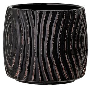 Ghiveci negru din ceramică 13 cm Hena Bloomingville