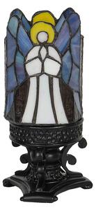 Clayre&Eef Lampă de masă 5LL-6052, stil Tiffany, Negru, Camera de zi / sufragerie, Plastic, Tiffany