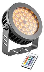 EVN LF65361599 Proiector exterior cu LED, reglabil, Negru, Metal, Modern