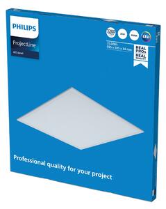Philips ProjectLine Panou LED alb 4.000K 60x60 cm, Alb, Studiu / Birou, Metal, Luminile încastrate unghiulare
