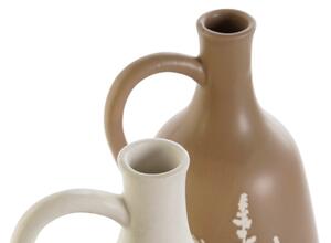 Vaza Herbs din ceramica maro 15x30 cm