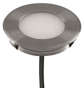 EVN L67101002 Lumină de podea încastrată, Ø 6 cm, 3,000K, Metalic, Metal, Modern, Corpuri de iluminat încastrate rotunde