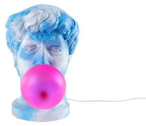SELETTI Lampă LED de masă Wonder Cloud alb/albastru/pink, Albastru, Camera de zi / sufragerie, Plastic, Design