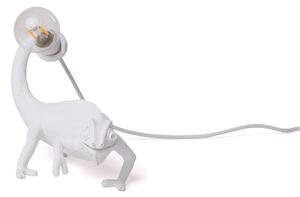SELETTI Lampa decorativă LED Chameleon Lamp Still, albă, USB, Alb, Camera de zi / sufragerie, Plastic, Design