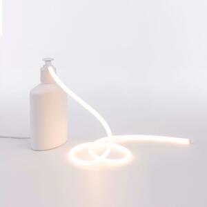 SELETTI Lampă LED de masă Daily Glow dozator săpun, Alb, Camera de zi / sufragerie, Plastic, Design