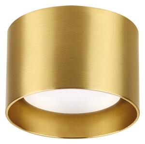 IDEAL LUX Ideal Lux Downlight Spike rotund, alamă, aluminiu, Ø 10 cm, Auriu / Alamă, Camera de zi / sufragerie, Metal, Modern