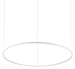 Ideallux Ideal Lux Lampă suspendată cu LED Oracle Slim alb 4.000 K Ø 150 cm, Alb, Camera de zi / sufragerie, Metal, Modern