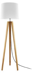 HerzBlut Anni lampă podea, stejar rustic uns/alb, Lemn, Camera de zi / sufragerie, Lemn, Scandinavă, Tripod