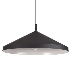 Ideallux Ideal Lux Yurta, corp de iluminat suspendat negru Ø 50cm, reglabil, Negru, Camera de zi / sufragerie, Metal, Modern