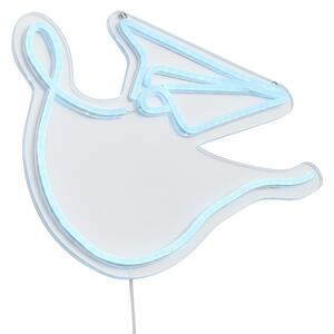 Lampă de perete neon albastră incl. LED - Paperplane