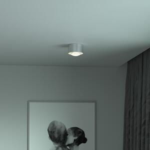 Top Light Puk! 120 One spot LED tavan lentilă mată, crom mat, reglabil, Gri, Camera de zi / sufragerie, Metal, Modern