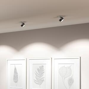 Top Light Puk! 80 Move spot LED lentilă mată maro /crom, reglabil, Maro / Rugină, Camera de zi / sufragerie, Metal, Modern