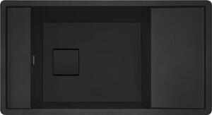 Franke Fresno chiuvetă din granit 87.7x49.5 cm negru 114.0721.148