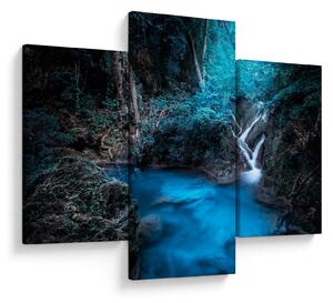 Tablou - Noaptea magică în pădurea tropicală (90x60 cm)