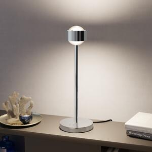 Top Light Puk! 80 Eye Table LED, lentile mate, crom, reglabil, Metalic, Camera de zi / sufragerie, Metal, Modern