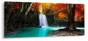 Tablou - Laguna de Smarald (120x50 cm)