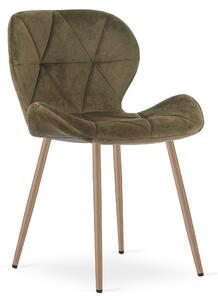 Scaun de masa MANGO VELVET, maro