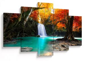Tablou - Laguna de Smarald (150x105 cm)