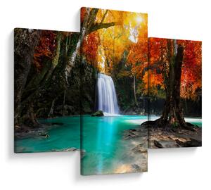 Tablou - Laguna de Smarald (90x60 cm)