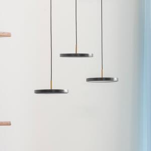 UMAGE Asteria MicroV2 lampă susp. dimabil antracit, reglabil, Negru, Camera de zi / sufragerie, Metal, Scandinavă