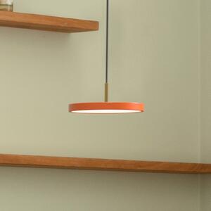 UMAGE Asteria MicroV2 lampă susp. dim portocaliu, reglabil, Portocaliu, Camera de zi / sufragerie, Metal, Scandinavă
