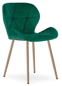 Scaun de masa MANGO VELVET, verde