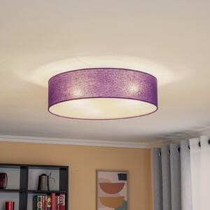 Euluna pătură cu role, nuanță violet, Ø 50 cm, reglabil, Violet, Camera de zi / sufragerie, Țesătură / Textil, Modern
