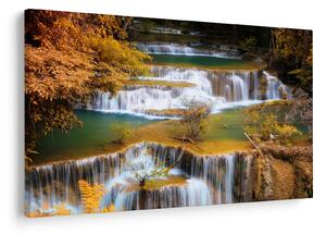 Tablou - Cascada Huay Mae Khamin, Thailanda (90x60 cm)