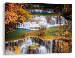 Tablou - Cascada Huay Mae Khamin, Thailanda (70x50 cm)