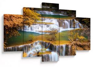 Tablou - Cascada Huay Mae Khamin, Thailanda (150x105 cm)
