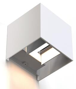 Hama WLAN aplică LED, control via app, CCT, alb, reglabil, Alb, Camera de zi / sufragerie, Plastic, Modern, Priză de perete sus / jos