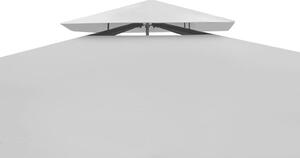 Pavilion cu acoperiș, alb-crem, 3 x 3 m