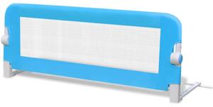 Balustradă de siguranță pentru pat copil, albastru, 102x42 cm